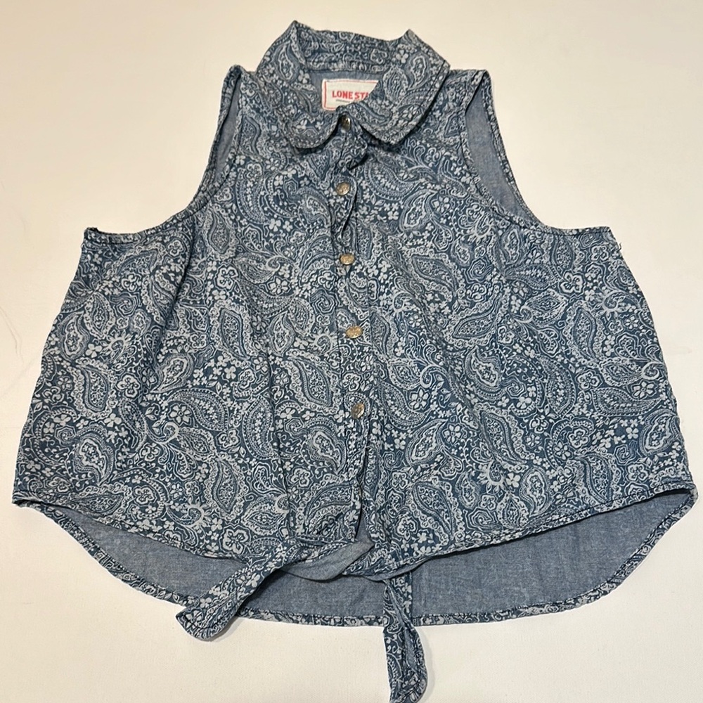 LONE STAR WOMENS TIE BOTTOM SHIRT